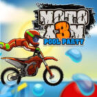 Moto X3M Pool Party | Free 2 Player Games Unblocked